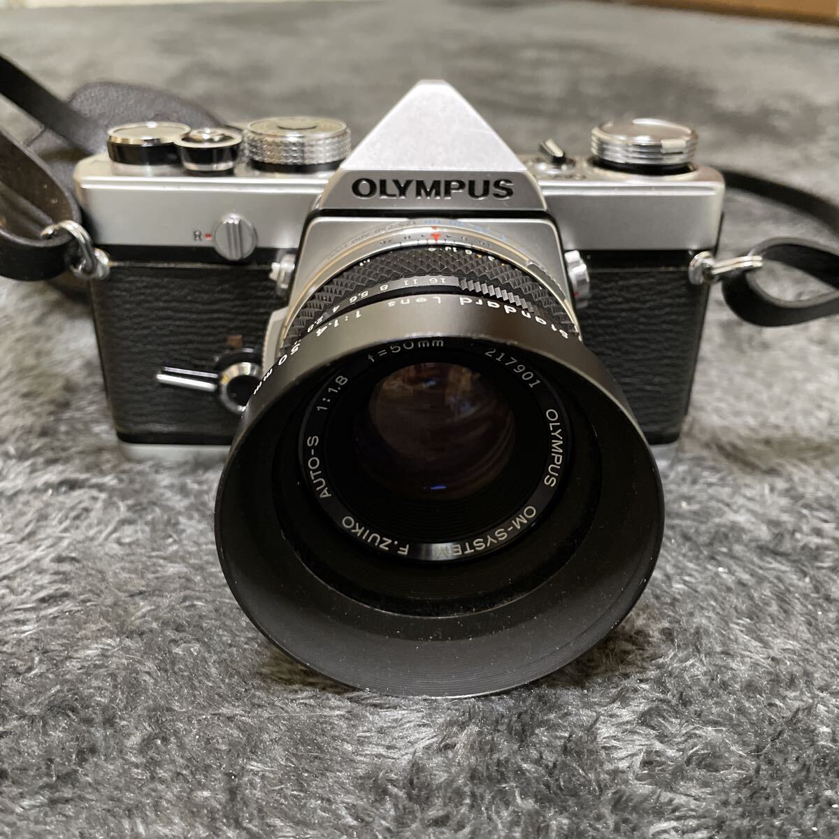 OLYMPUS OM-1 OM-SYSTEM F.ZUIKO AUTO-S 50mm F1.8 フィルムカメラ拍卖