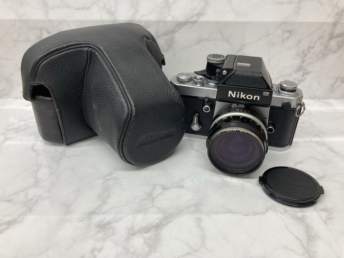 B ニコン Nikon F2 フォトミック フィルム一眼レフカメラ NIKKOR-H Auto 1:35 f=2.8㎝ シルバー 動作未確認 ジャンク品 拍卖