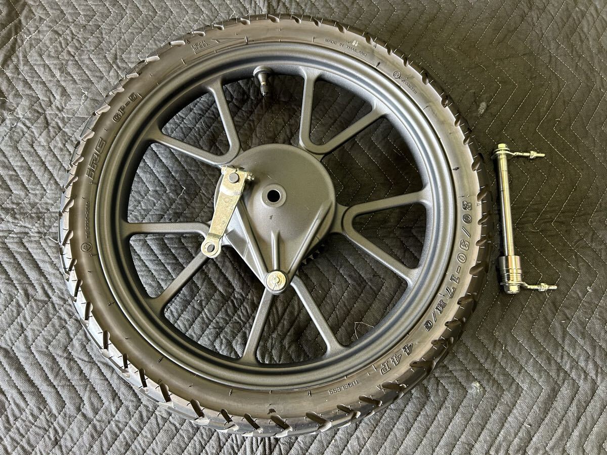 クロスカブ110 JA60 走行1.727km 純正リア ホイール タイヤ セット 中古品拍卖