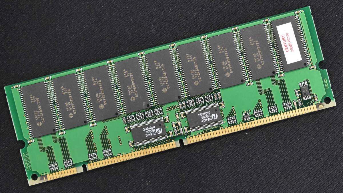256M PC100 SDRAM 168pin Registered ECC DIMM (両面実装) サーバー向けメモリー (管:SA7230 x2s拍卖