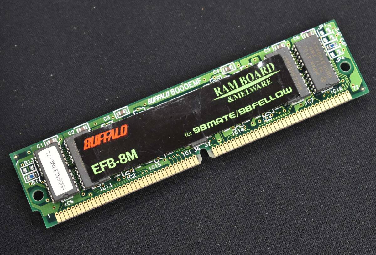 BUFFALO EFB-8M (PC-9821Bp Xs PC-9801BA2 BX4等対応) 98MATA 98FELLOW対応 8MB 72pin FPM 70ns SIMMメモリーモジュール (管:SA7212拍卖