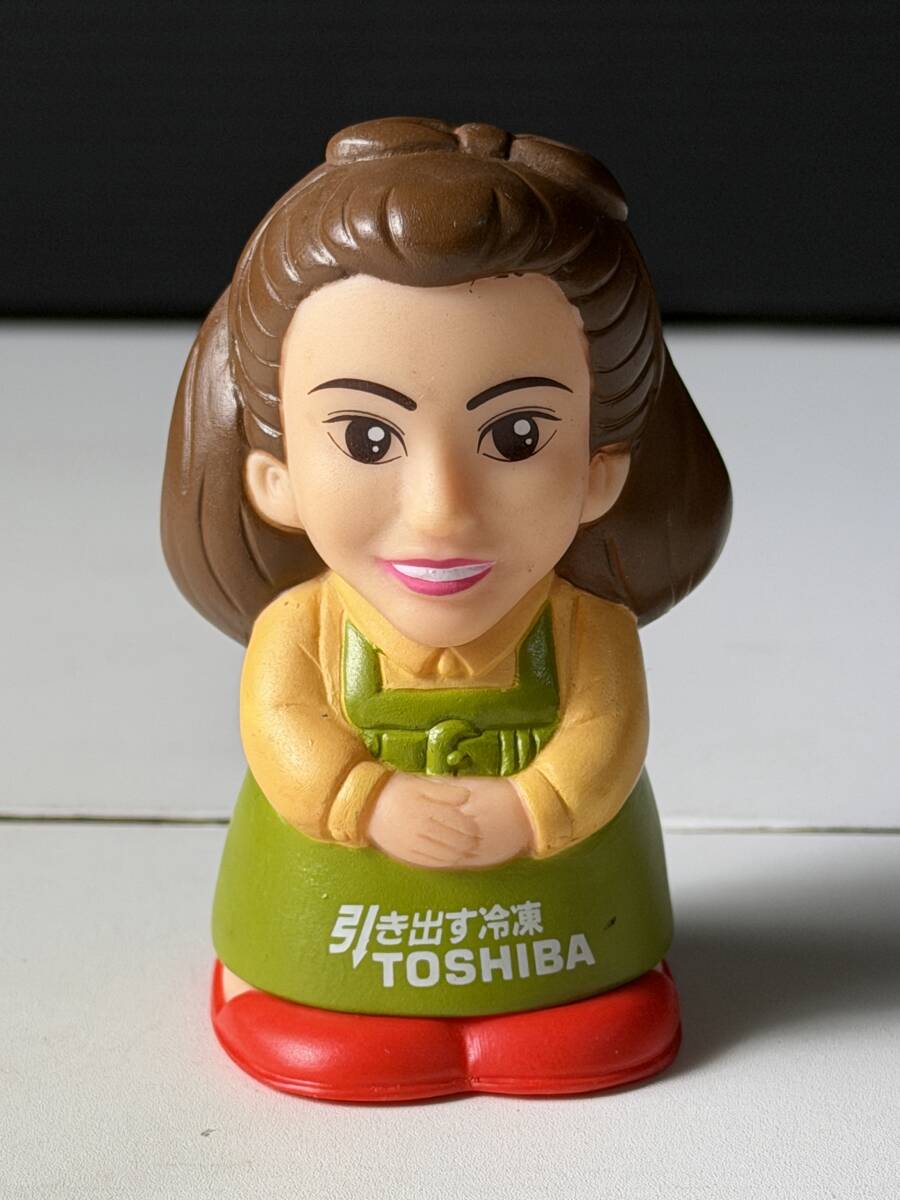 当時物:中山美穂ソフビ人形:TOSHIBA:東芝冷蔵庫:販促品・非売品・企業物拍卖