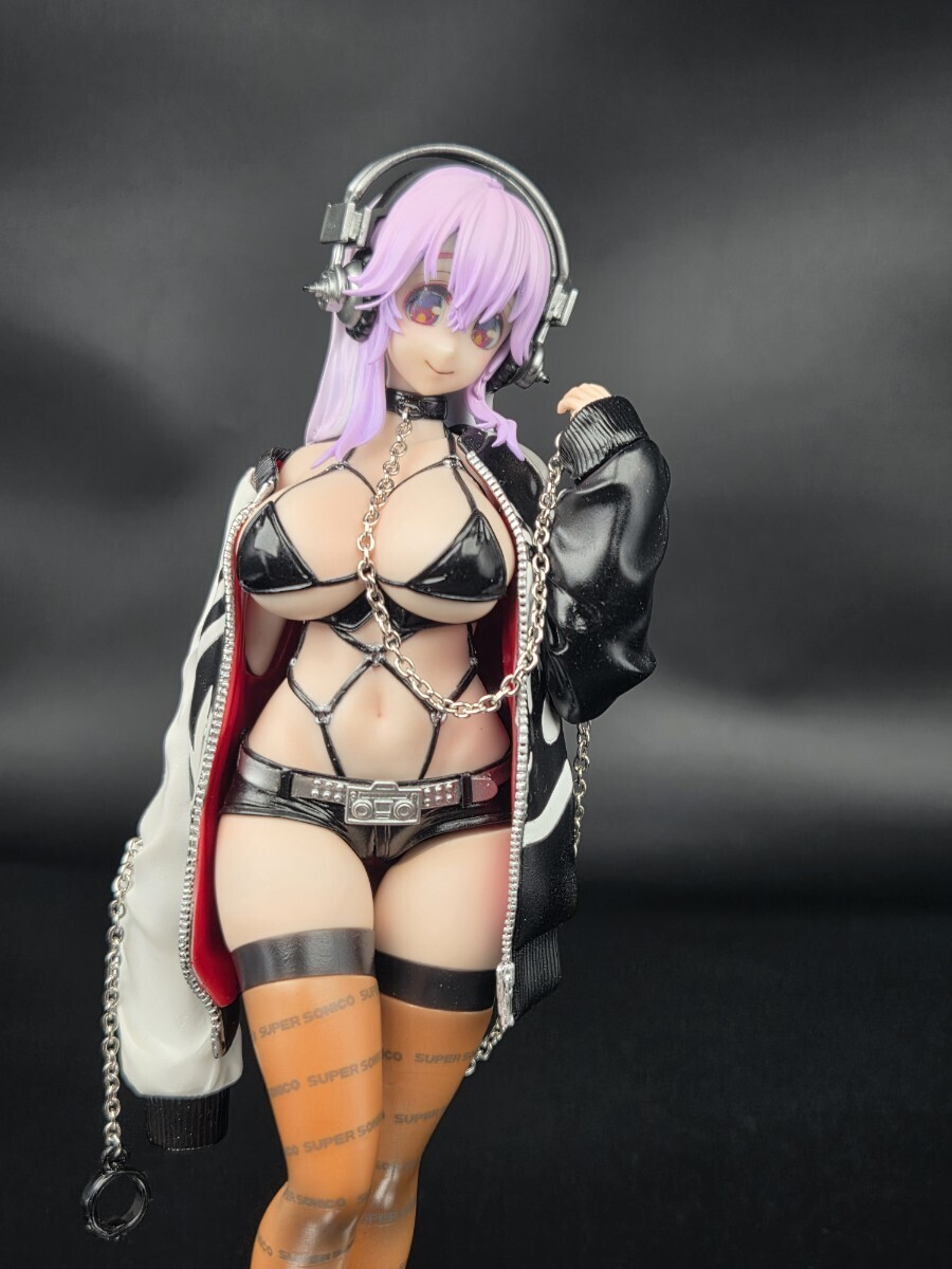 塗装済み完成品ガレージキット 1/8 すーぱーそに子 (2020 ボンデージver.) ミラー土台付き フィギュア ボークス キャラグミン 拍卖
