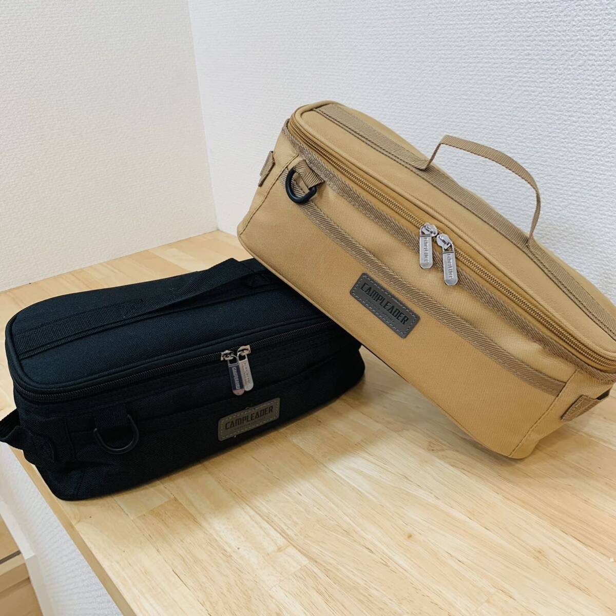 2点セット キャンプ用 高品質 クッカー收納ケース 多機能収納バック 厚くして衝突を防ぐ アウトドア 野外登山 32×12×13cm拍卖
