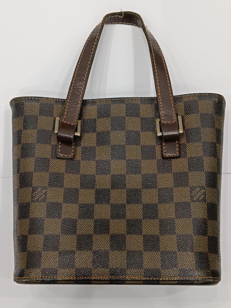 【1円スタート】ルイヴィトン ダミエ ヴァヴァンPM ハンドバッグ トートバッグ エベヌ拍卖