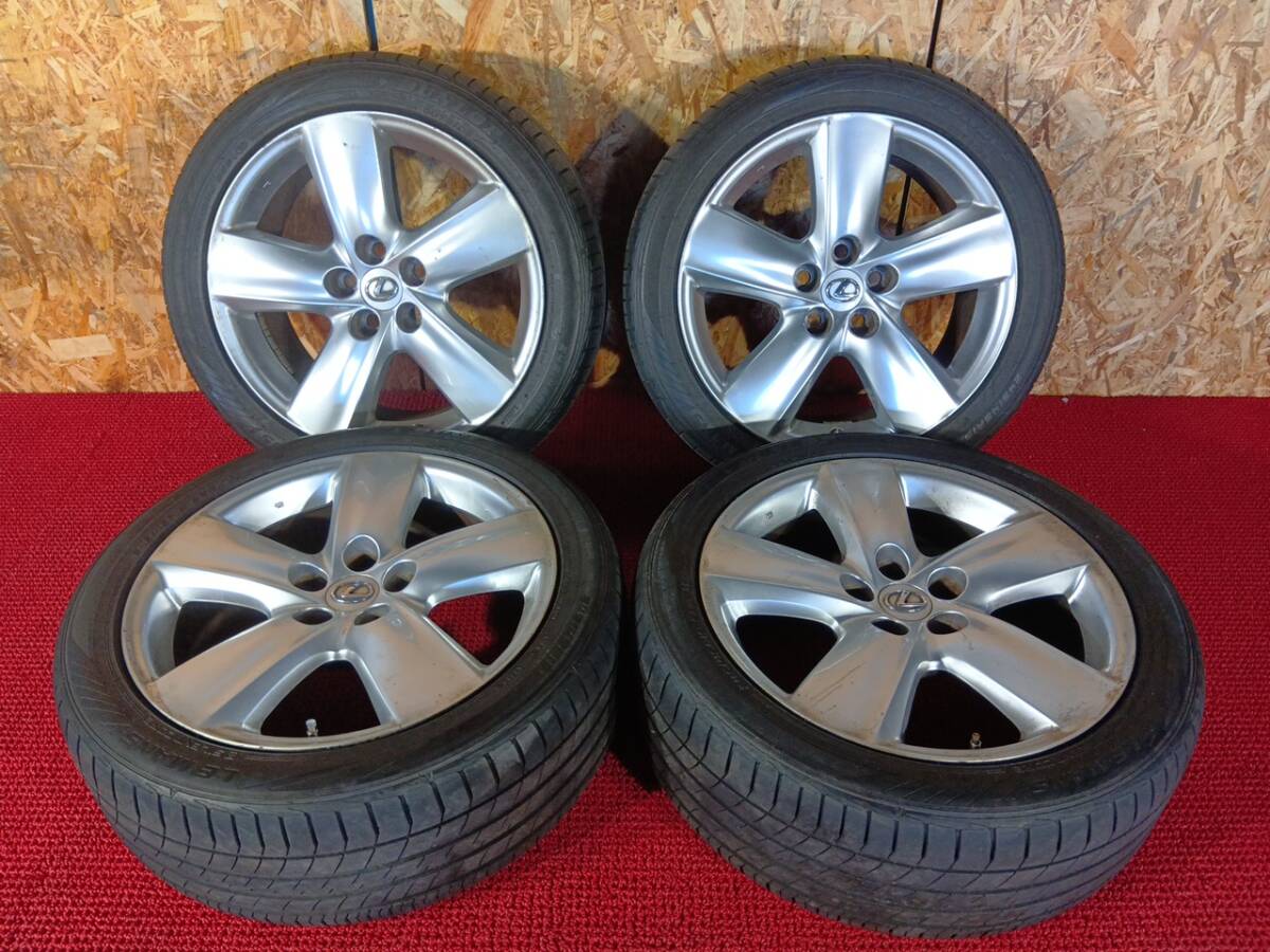 レクサス純正ホイール 19×8J 夏タイヤセット 4本 レクサスLS 売切!!拍卖