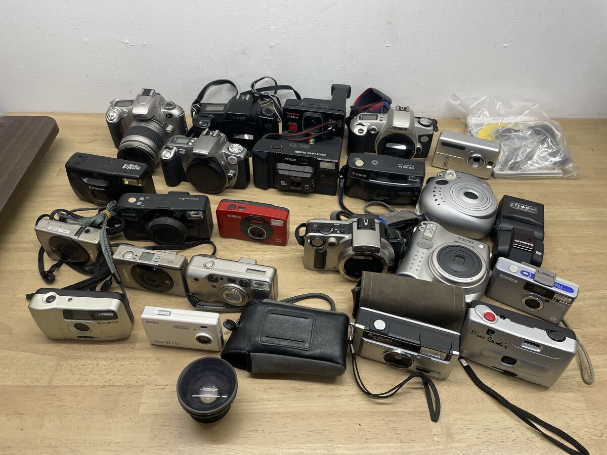 ※N17 カメラ 等 25点まとめ 現状品 OLYMPUS フィルムカメラ デジタルカメラ レンズ Nikon Canon カメラ カメラアクセサリー 動作未確認拍卖