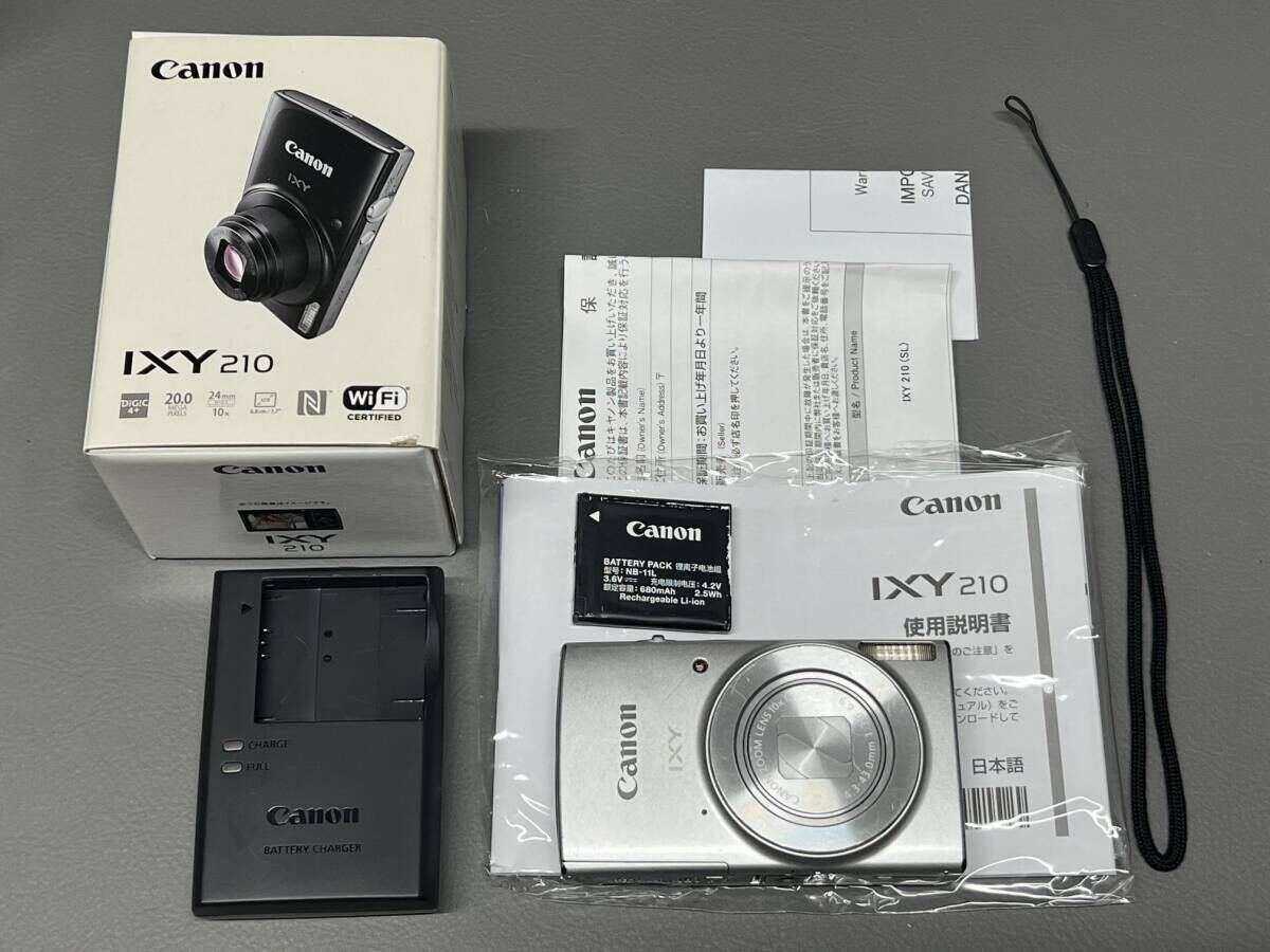 ★Canon キャノン★IXY 210★シルバー★コンパクトデジタルカメラ★中古★拍卖