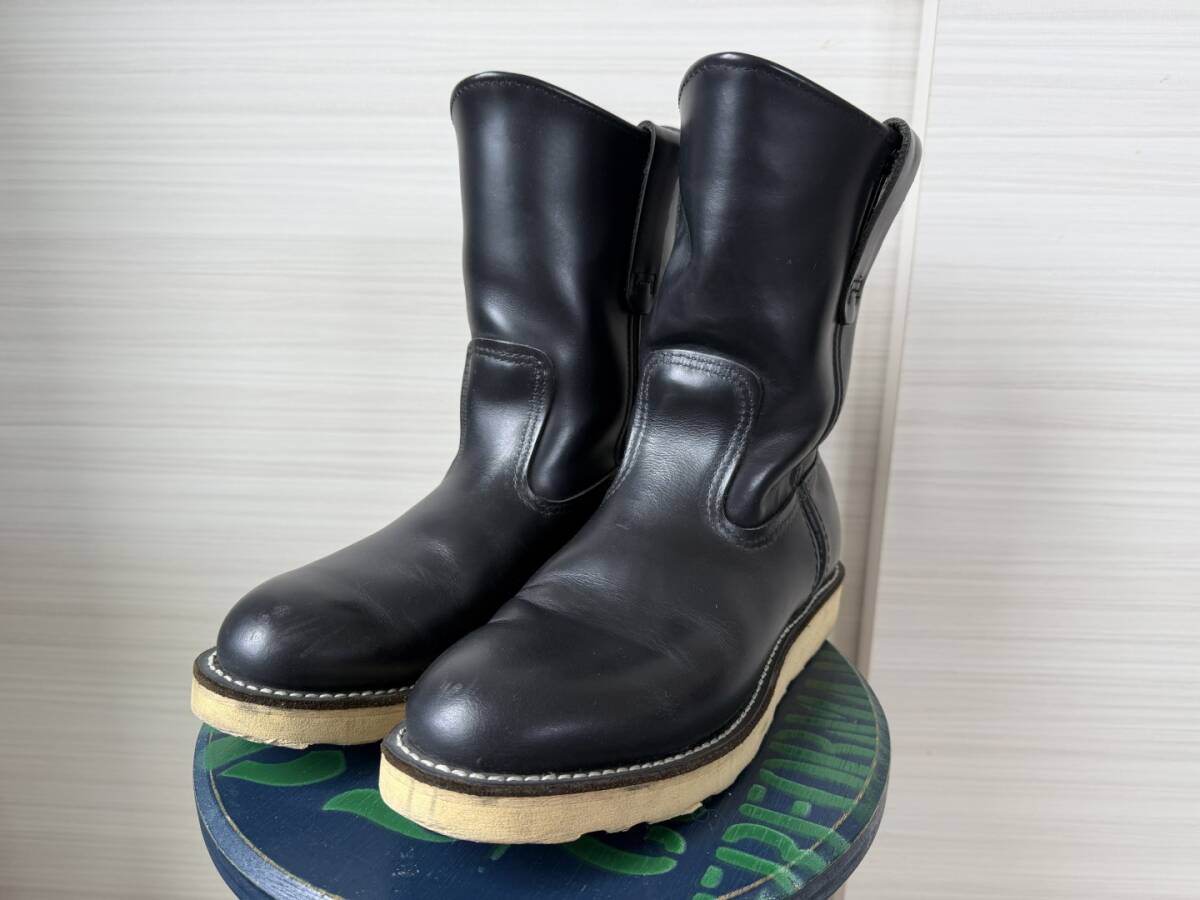 REDWING レッドウイング ペコスブーツ8169 サイズUS6E ブラックレザー拍卖