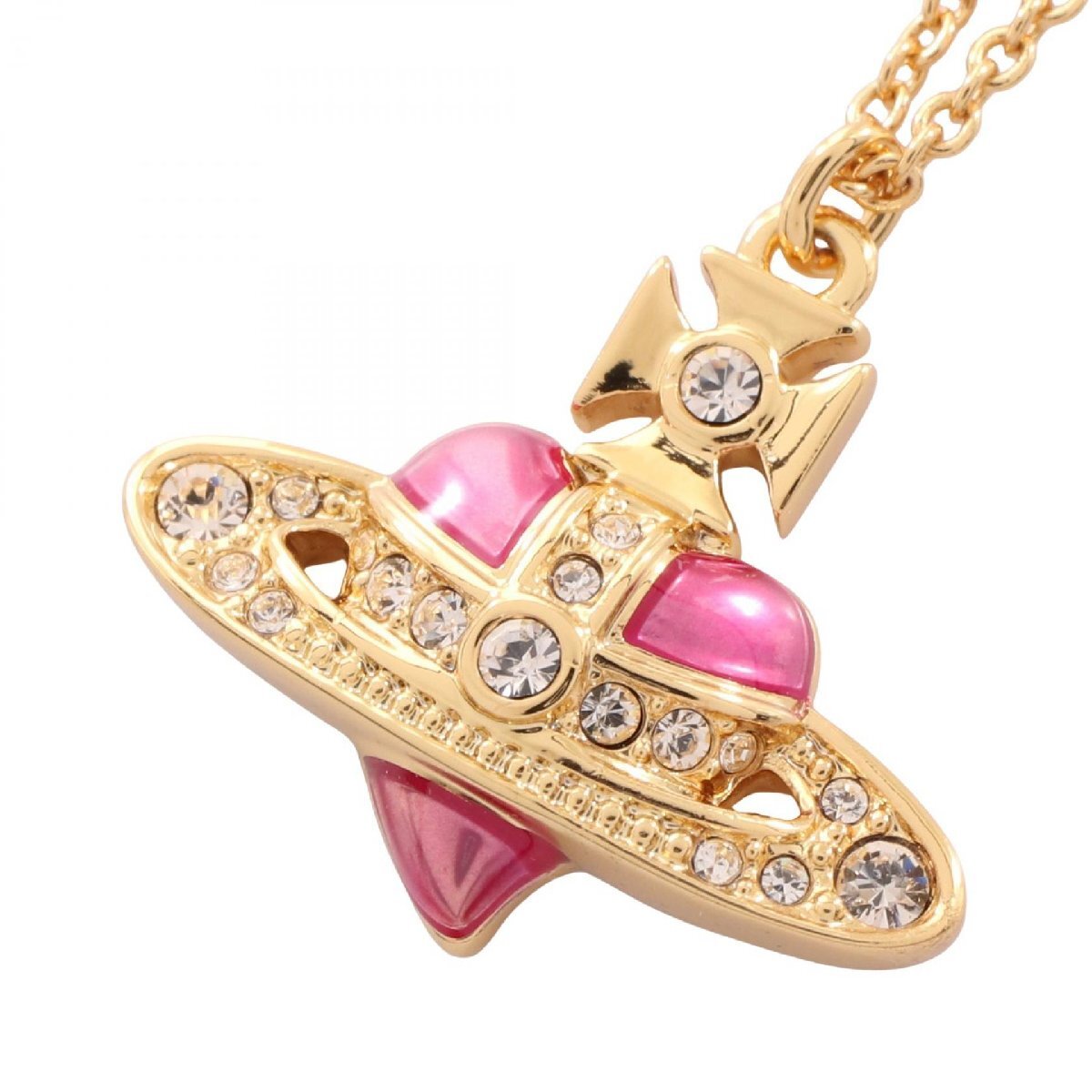 爆買 ヴィヴィアンウエストウッド Vivienne Westwood DIAMANTE HEART ネックレス ジュエリー GP(ゴールドメッキ) ゴールド系 630203BM/02拍卖