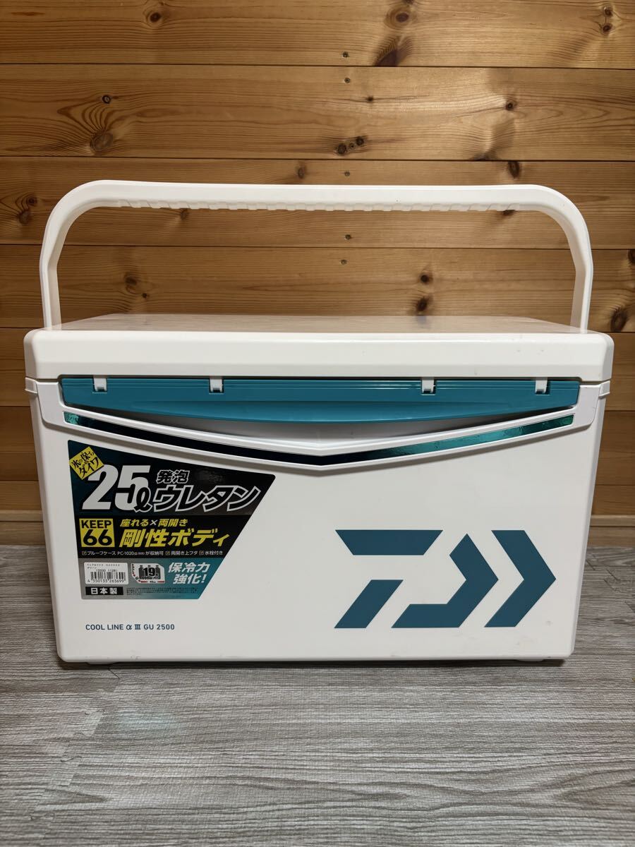 DAIWA COOL LINE α Ⅲ GU 2500 ダイワ クーラーボックス ウレタン 25拍卖