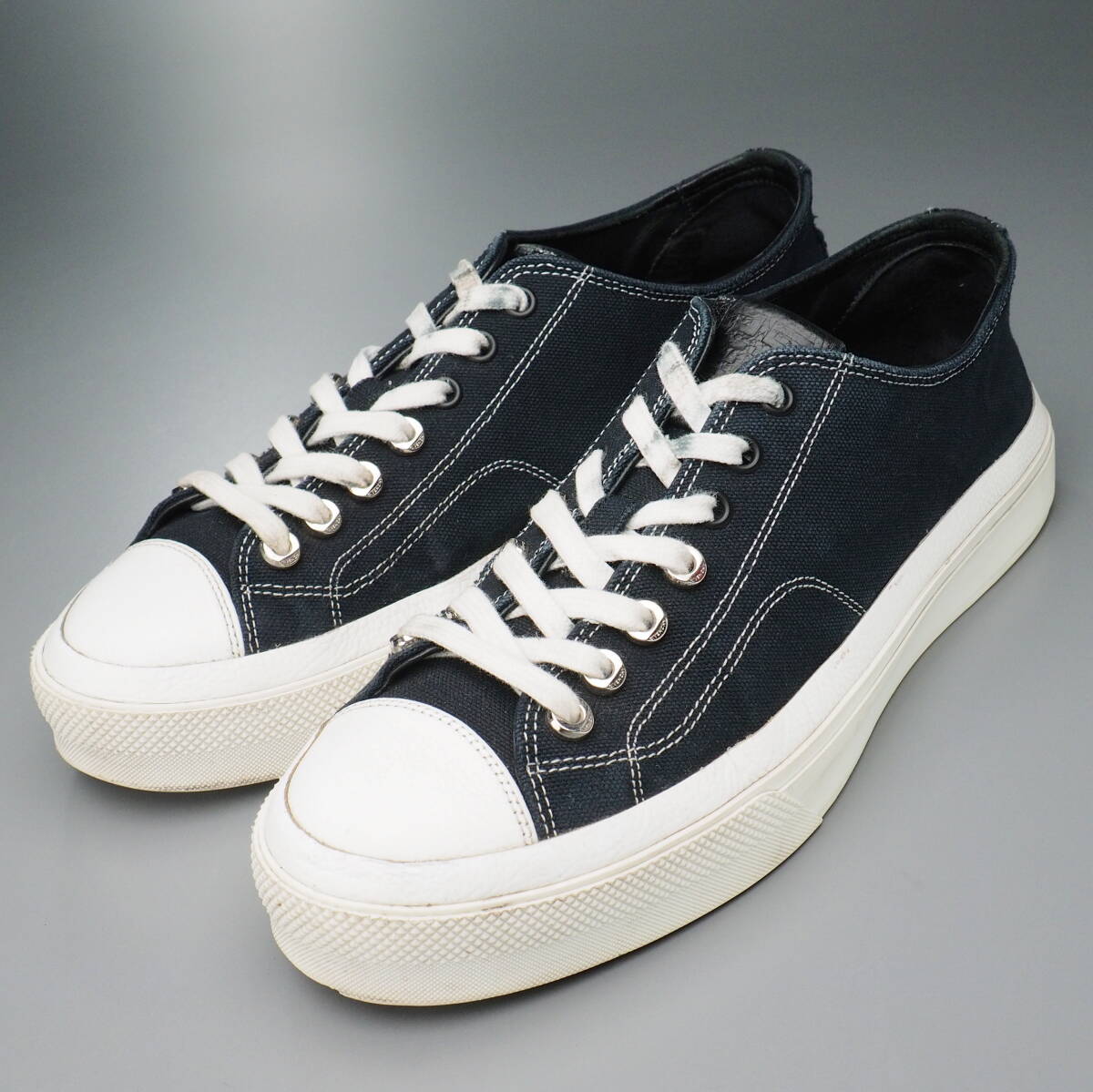 GT6071//*ジバンシィ/GIVENCHY*メンズ41/シティ ロウ/City Low Sneaker/キャンバススニーカー/ローカット/靴/黒/ブラック拍卖