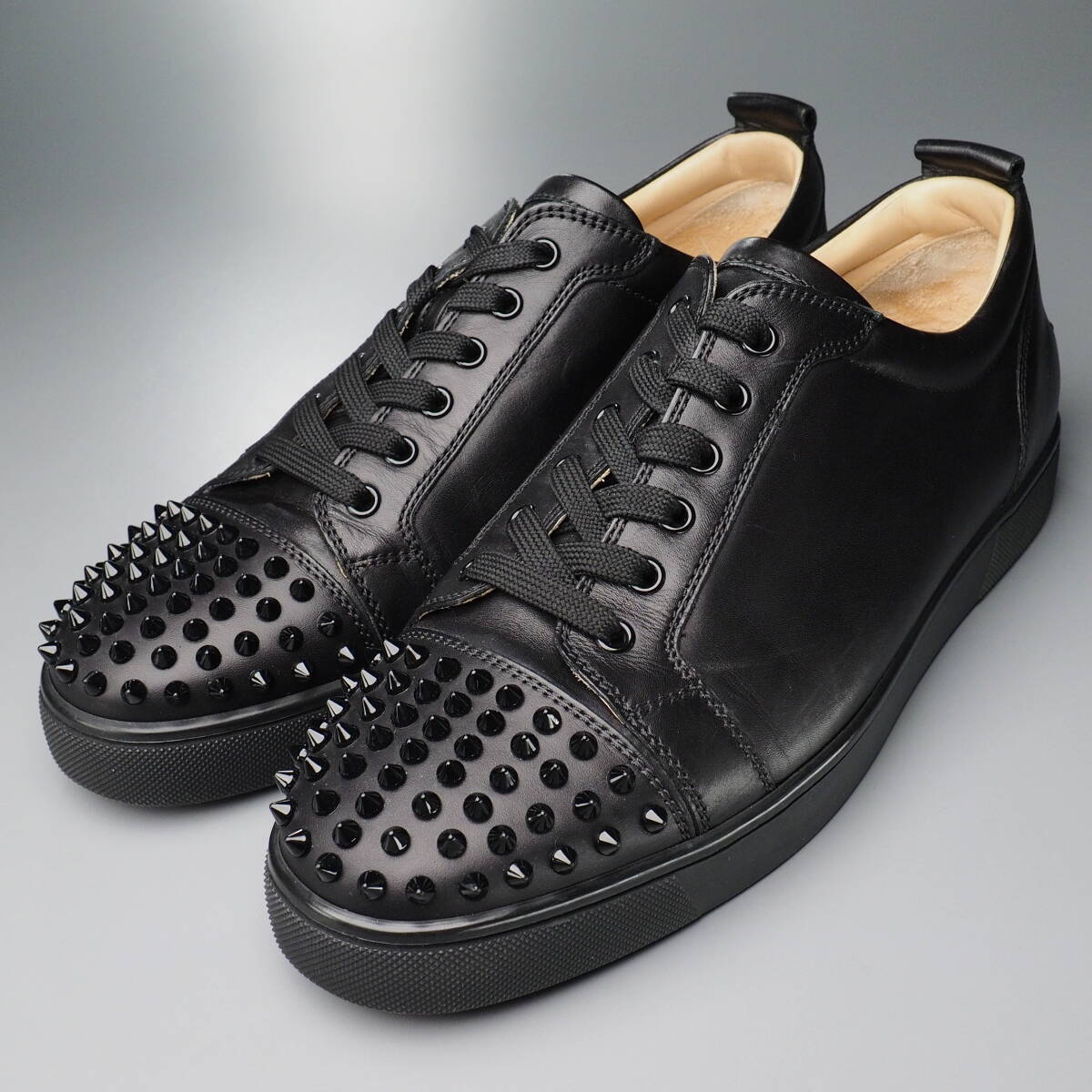 GT6235//*クリスチャンルブタン/Christian Louboutin*ルイ ジュニア スパイク/Louis Junior Spikes/メンズ43.5/レザースニーカー/靴拍卖