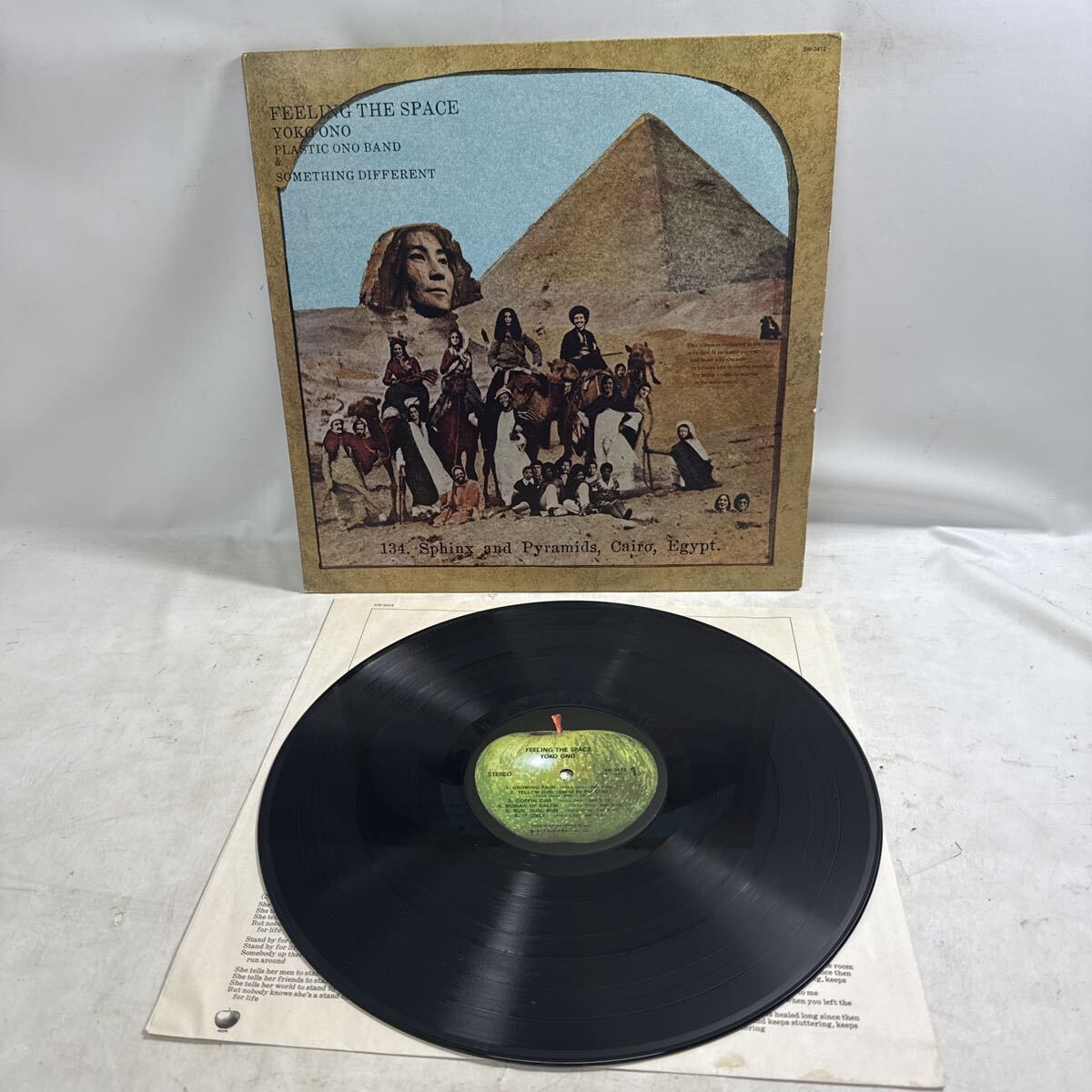 K206-161 お宝級 希少 YOKO ONO オノ・ヨーコ FEELING THE SPACE SW-3412 レコード LP拍卖