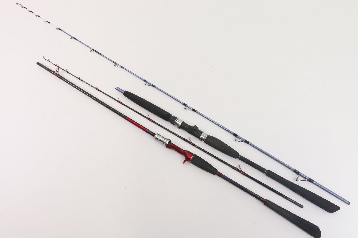 【2点】Daiwa ダイワ メタリアタチウオテンヤ SP190/リーディングX タチウオ195 竿 ロッド 釣竿 釣具 フィッシング まとめ売り 3042-SM拍卖