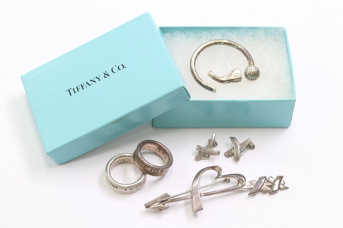 【5点】Tiffany&Co. ティファニー SV925 リング/イヤリング/ブローチ 等 シルバーアクセサリー ファッション小物 まとめ売り 3273-Y拍卖