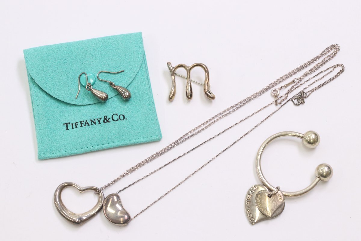 【5点】Tiffany&Co. ティファニー SV925 ネックレス/キーリング/ピアス 等 シルバーアクセサリー ファッション小物 まとめ売り 3270-Y拍卖