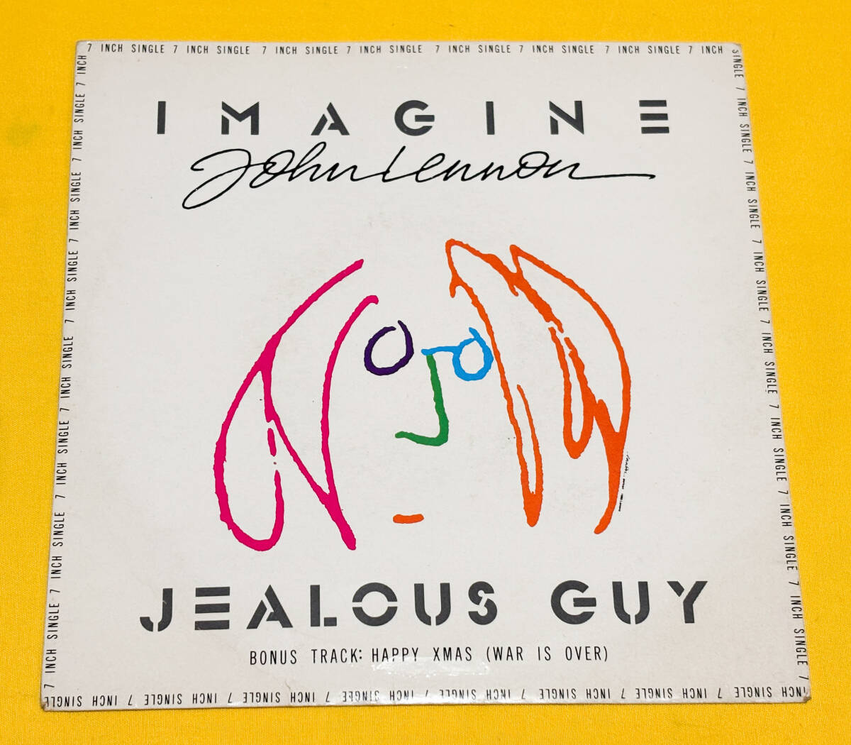 ◆UK盤 EP◆ JOHN LENNON / IMAGINE / JEALOUS GUY / HAPPY XMAS ◆3曲入りEP /EP10枚まで送料230円拍卖