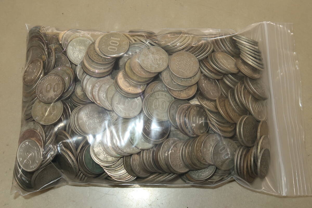 1円~オリンピック 稲穂 鳳凰 100円 銀貨 まとめて 600枚拍卖