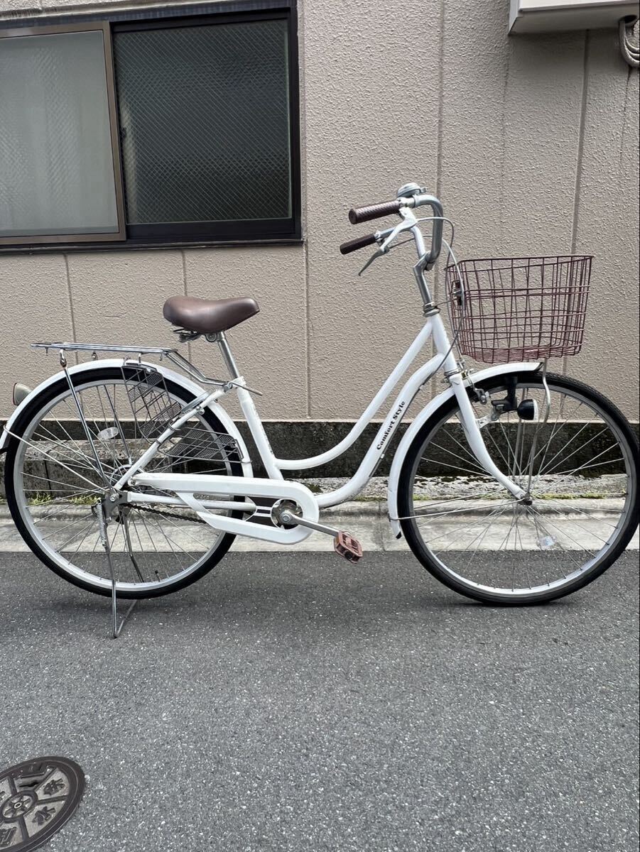 (引き取り限定)26インチ中古自転車防犯登録付き拍卖