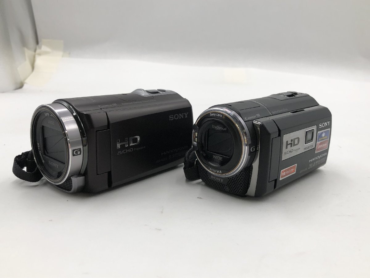 ♪▲【SONY ソニー】デジタルビデオカメラ 2点セット 2012/13年製 HDR-PJ590V/CX430V まとめ売り 0602 8拍卖