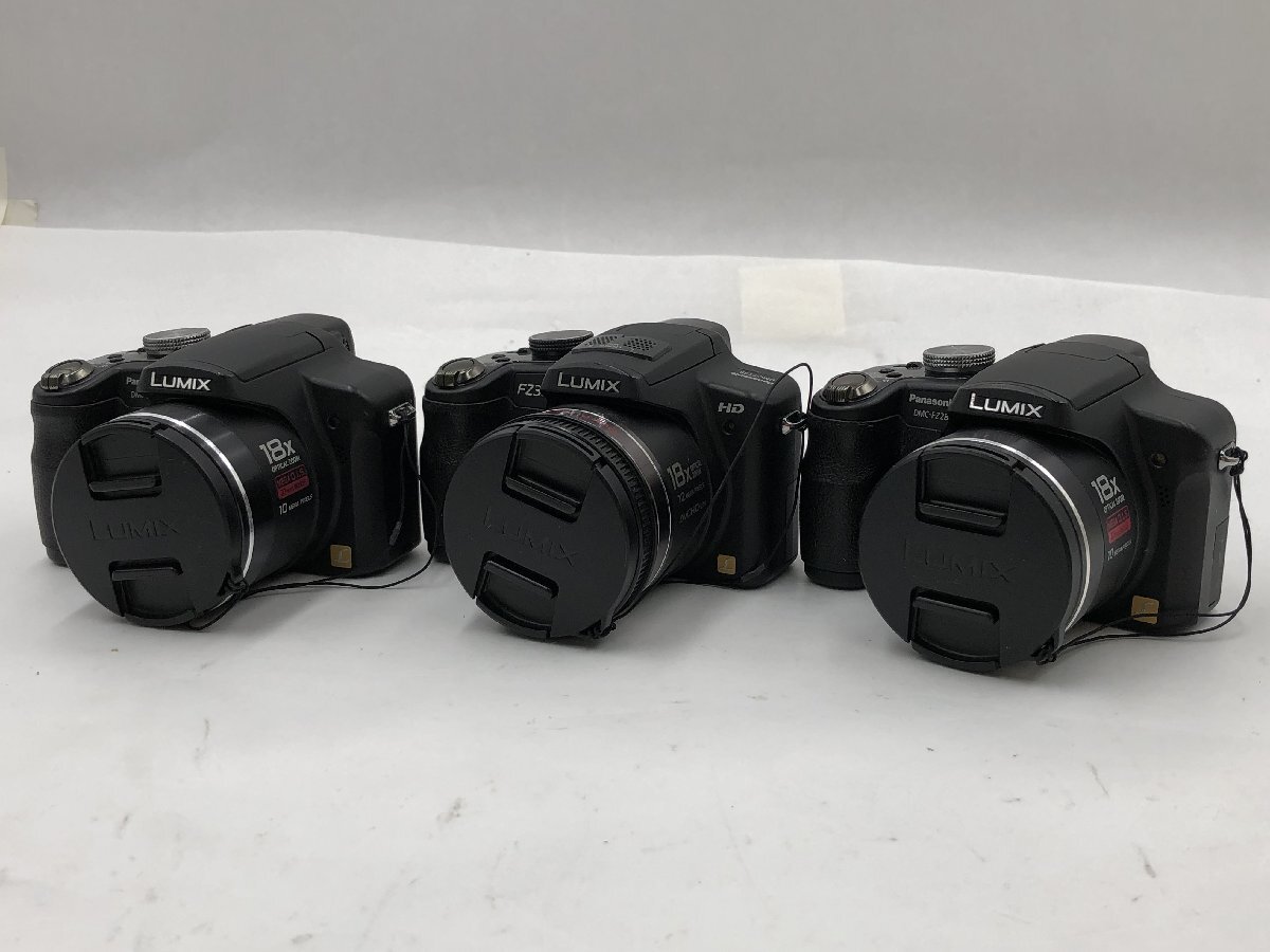 ♪▲【Panasonic パナソニック】コンパクトデジタルカメラ 3点セット LUMIX DMC-FZ38/DMC-FZ28 まとめ売り 0604 8拍卖