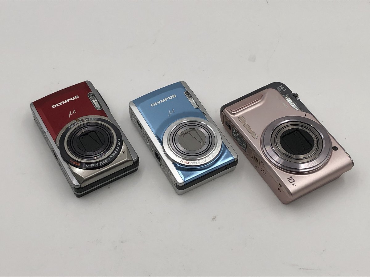 ♪▲【OLYMPUS/CASIO オリンパス/カシオ】コンパクトデジタルカメラ 3点セット μ-7020/μ-7040/EX-H15 まとめ売り 0619 8拍卖