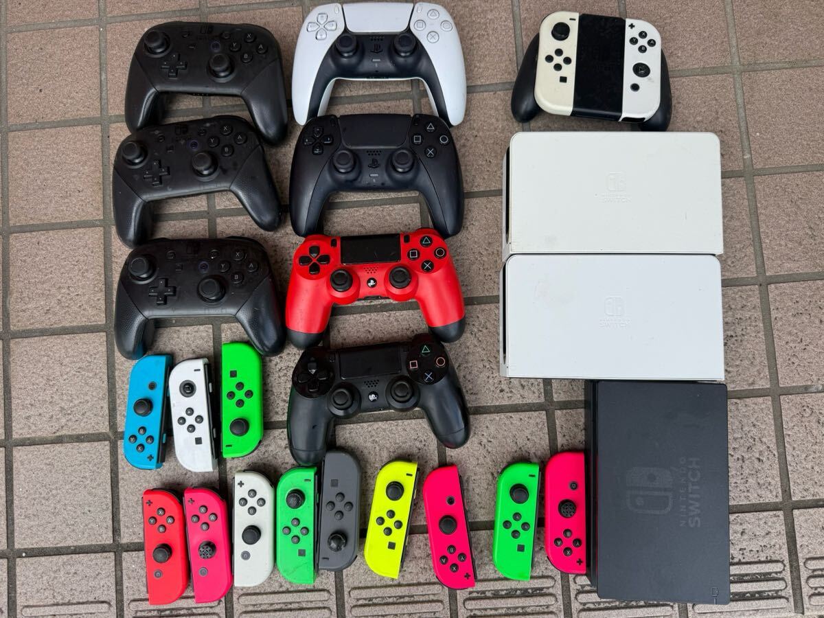 Nintendo Switch Joy-Con ジョイコン Sony ps4 ps5 コントローラー 大量 まとめ ジャンク 動作未確認拍卖