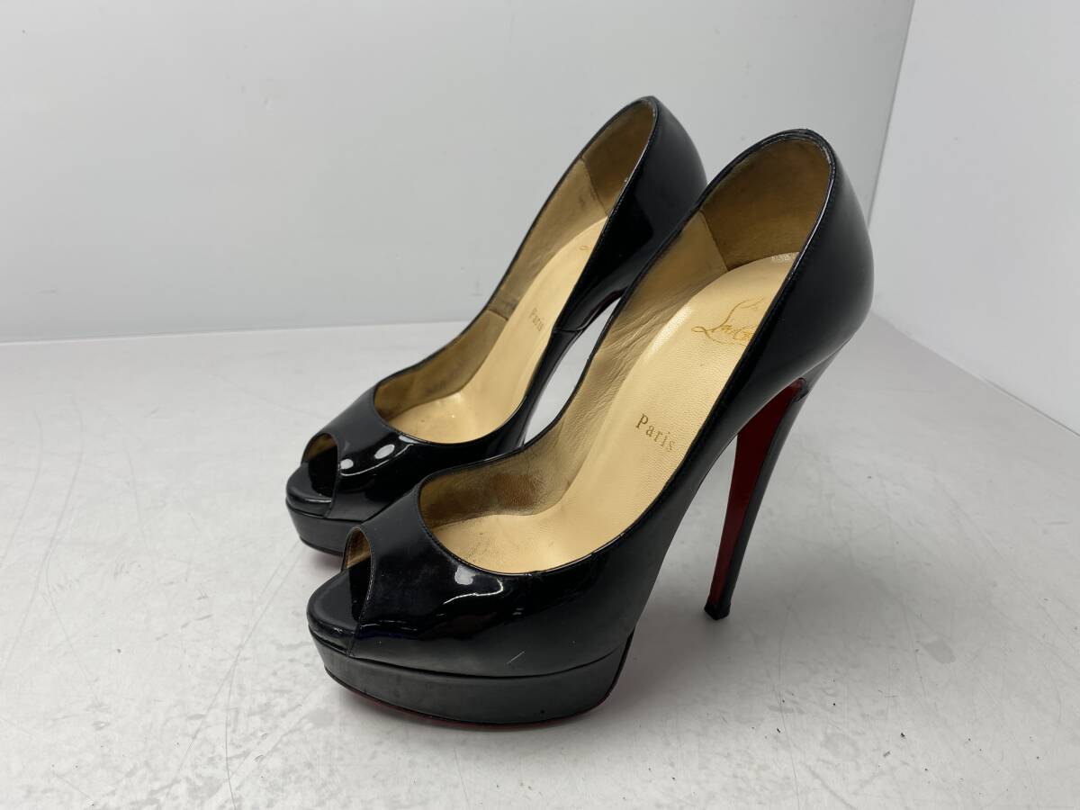6/2★Christian Louboutin クリスチャンルブタン パンプス サイズ 37 1/2 レディース【中古品/現状品】拍卖