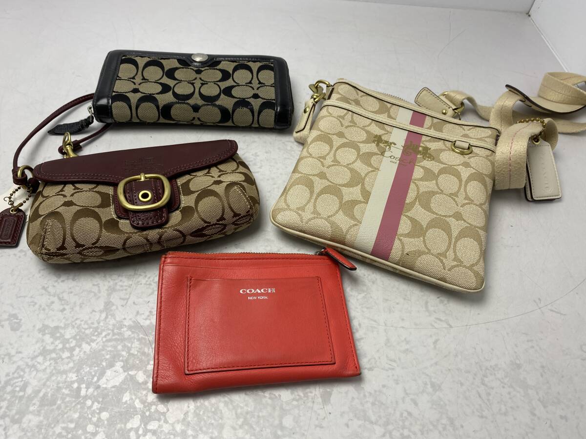 6/19★本物鑑定済 COACH コーチ まとめ売り 財布 かばん など レディース ヴィンテージ【中古品/現状品】拍卖