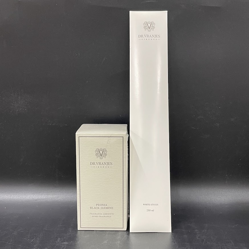 【F1104-6】新品 DR. VRANJES (ドットール ヴラニエス) ディフューザー PEONIA BLACK JASMINE <ペオニア・ブラック ジャスミン> 250ml拍卖