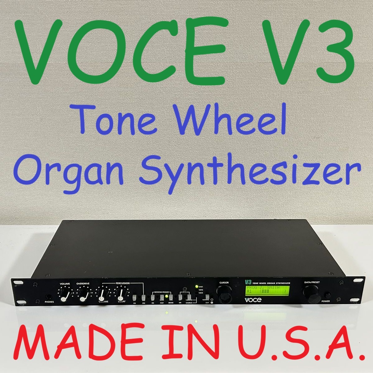 MADE IN U.S.A. VOCE V3 オルガン音源モジュール HAMMOND レスリー シミュレータ拍卖