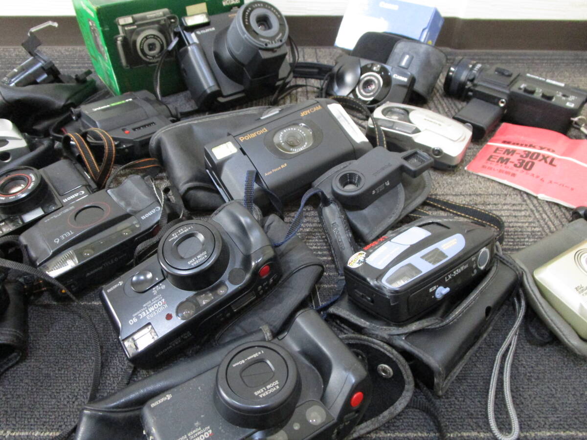 【必見】 コンパクトカメラ カメラ フィルムカメラ 14点 大量 まとめ Kyocera YASHICA PENTAX Canon Polaroid 他拍卖