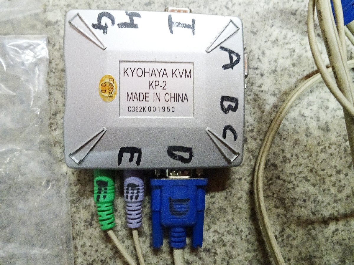 kyohaya INTELLIGENT KVM SWITCH KP-24 切替器 動作未確認 ジャンク 中古 汚れあり拍卖