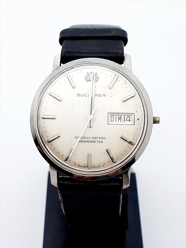 【b04】 BUCHERER ブッフェラー 1510A 時計 ジャンク メンズウォッチ アンティーク ヴィンテージ リューズ欠品拍卖