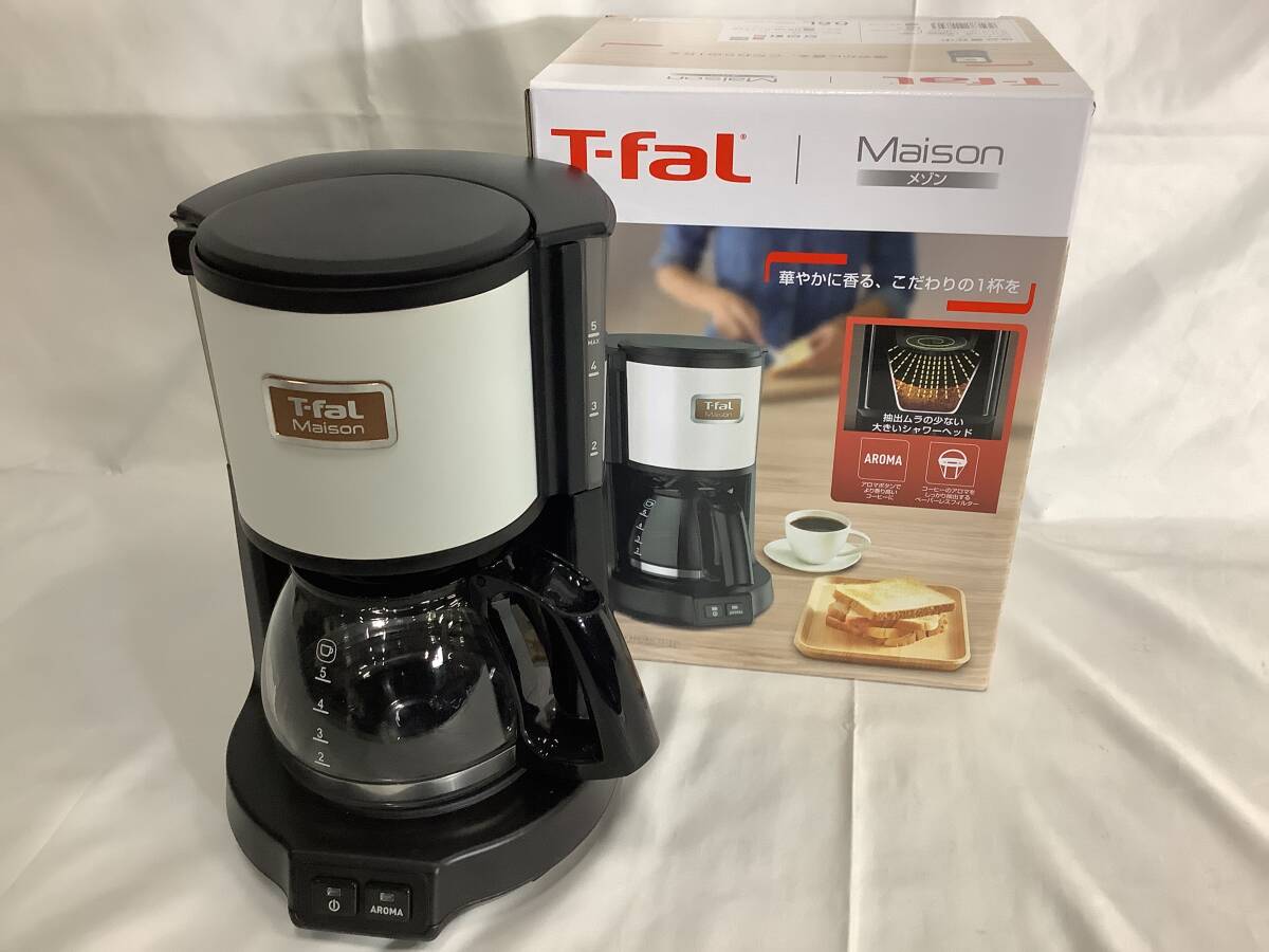 「箱付き」 T-faL Maison ドリップ式コーヒーメーカー 中古品 送料無料 1円〜【72-19.NT】拍卖