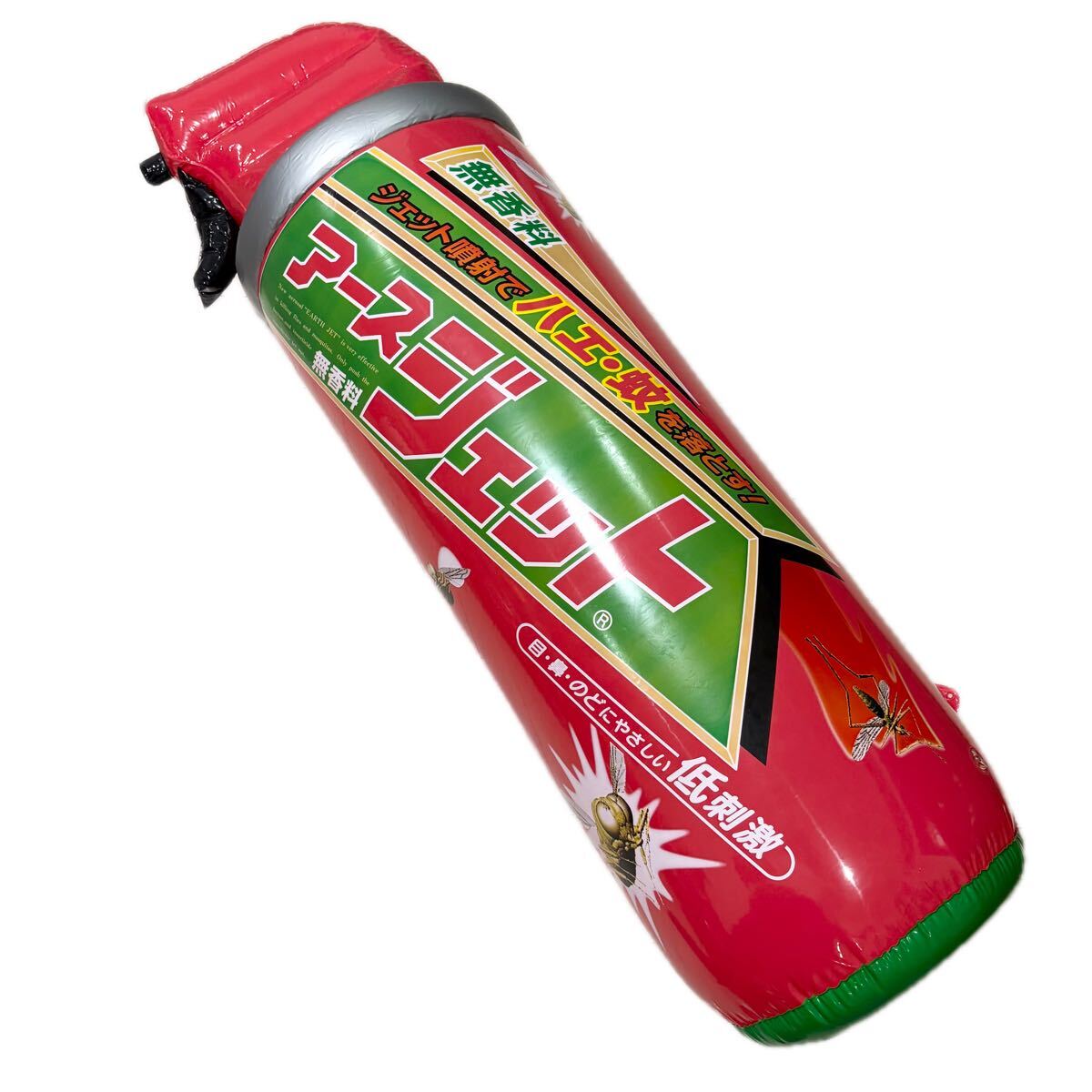 非売品 アース製薬 アースジェット バルーン 空気ビニール 空ビ 店頭 ディスプレイ用 装飾 販促品 昆虫 殺虫剤 POP 特大拍卖