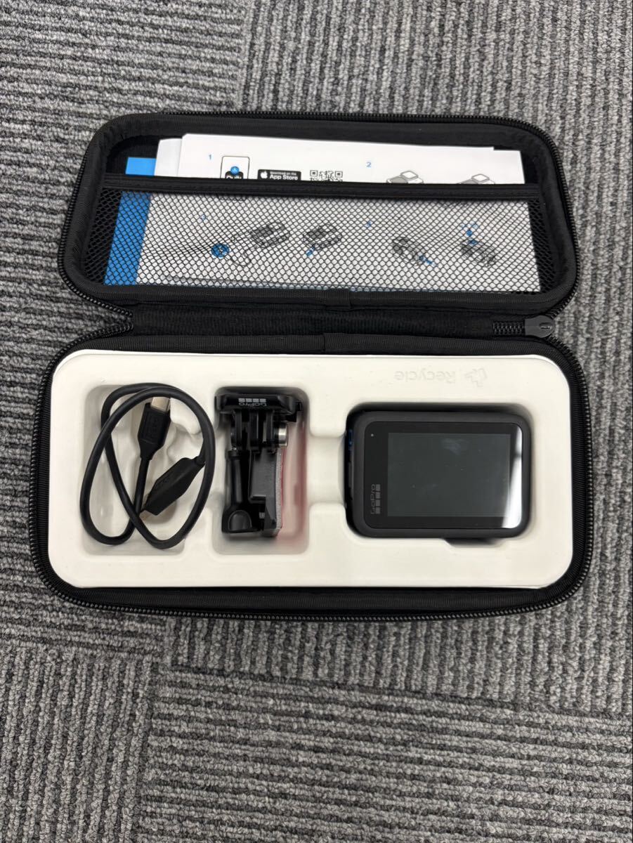 吉 GoPro HERO 10 Black アクションカメラ ゴープロ ウェアラブルカメラ ビデオカメラ 動作確認済み ケース付き拍卖