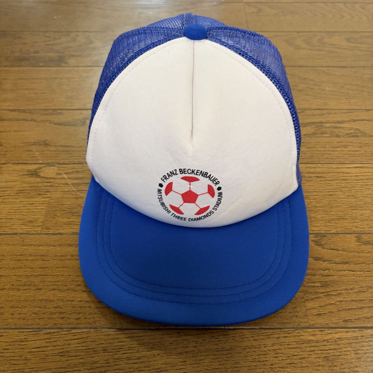 激レア 浦和レッズ 前身 三菱自動車 フランツ ベッケンバウアー メッシュキャップ 帽子 サッカー 当時物 ヴィンテージ 昭和レッズ o17拍卖