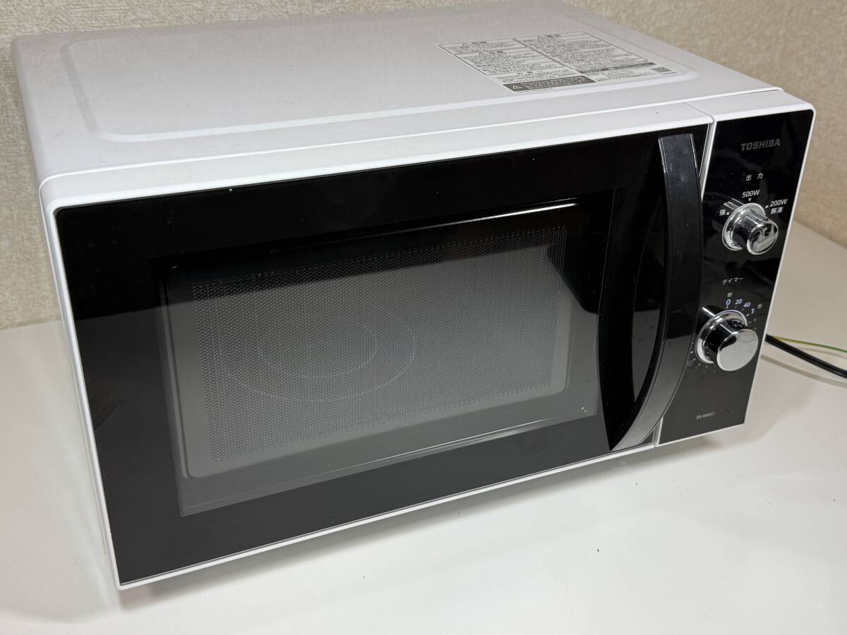 1円スタート 美品 TOSHIBA 東芝 電子レンジ ER-WM17Y 2022年製 ホワイト キッチン家電 生活家電 動作確認済み拍卖