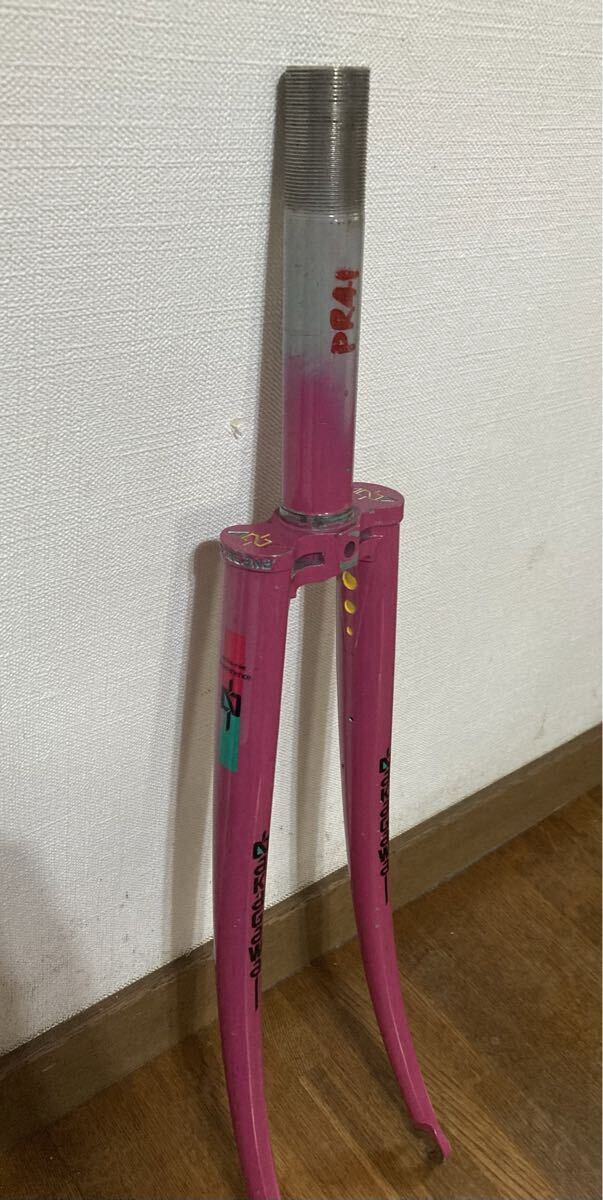 即決有 希少 NAKAGAWA ナカガワ カンパニョーロ ラグ campagnolo 100mm 700c 1インチ フロントフォーク 刻印 ロードバイク エアロ形状拍卖