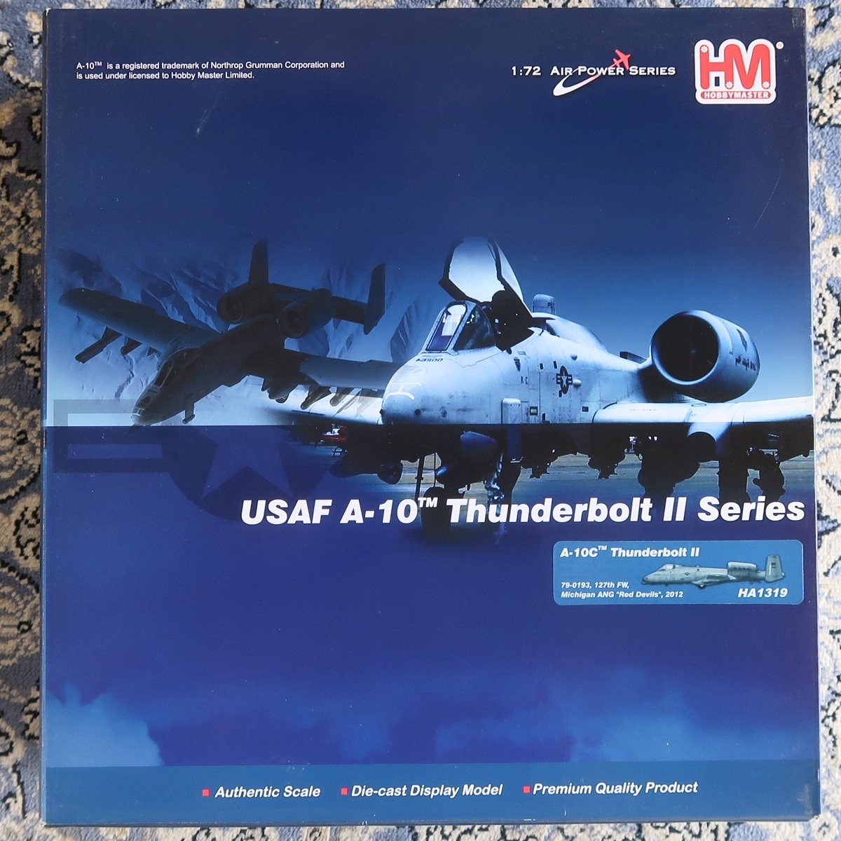HM HOBBY MASTER ホビー・マスター 1:72 AIR POWER SERIES USAF A-10C THUNDERBOLT II HA 1319 未組立 未開封品 025拍卖