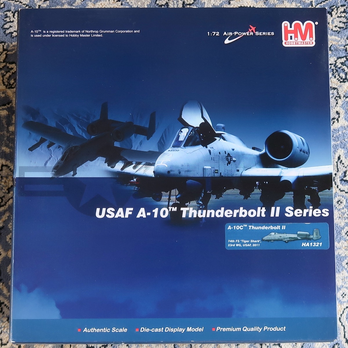 HM HOBBY MASTER ホビー・マスター 1:72 AIR POWER SERIES USAF A-10C THUNDERBOLT II 74TH FS TIGER SHARK HA 1321 未組立 未開封品 027拍卖