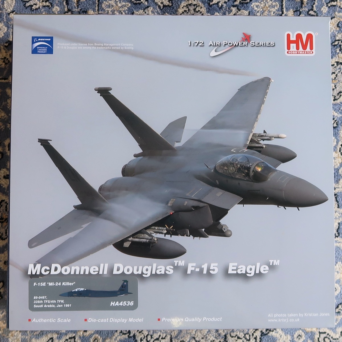 HM HOBBY MASTER ホビー・マスター 1:72 AIR POWER SERIES MCDONNELL DOUGLAS F-15E MI-24 KILLER HA 4536 未組立 未開封品 029拍卖
