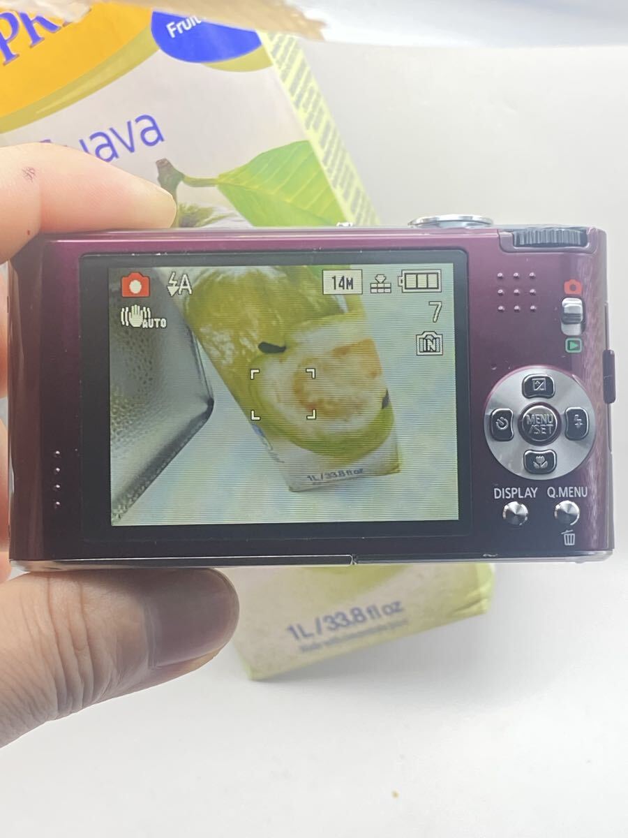 【#67】Panasonic LUMIX DMC-FX66 レッド 1400万画素 LEICAレンズ 広角25mm POWER O.I.S. 動作品 美品 Panasonic拍卖