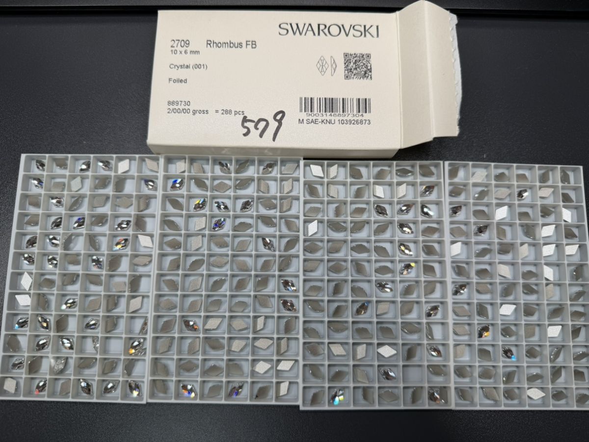 579-SWAROVSKI スワロフスキー ルース ビーズ 裸石 ヴィンテージ デコパーツ,手芸,ネイル,ラインストーン拍卖