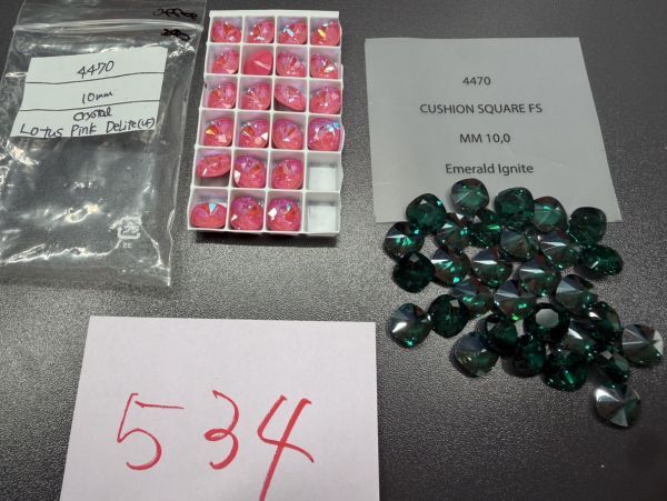 534-SWAROVSKI スワロフスキー ルース ビーズ 裸石 ヴィンテージ デコパーツ,手芸,ネイル,ラインストーン拍卖