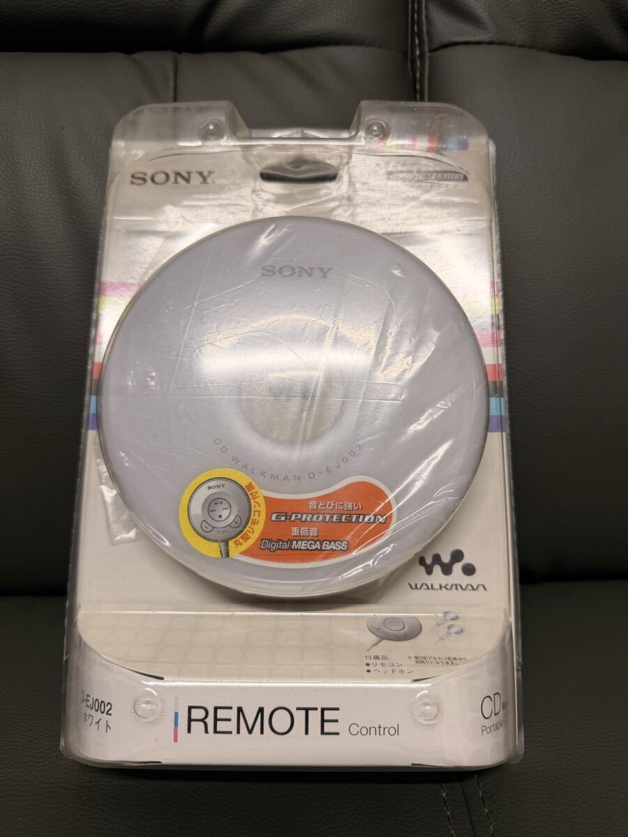 美品 SONY ソニー CDウォークマン D-EJ002 ホワイト WALKMAN ポータブルCDプレーヤー ホワイト拍卖