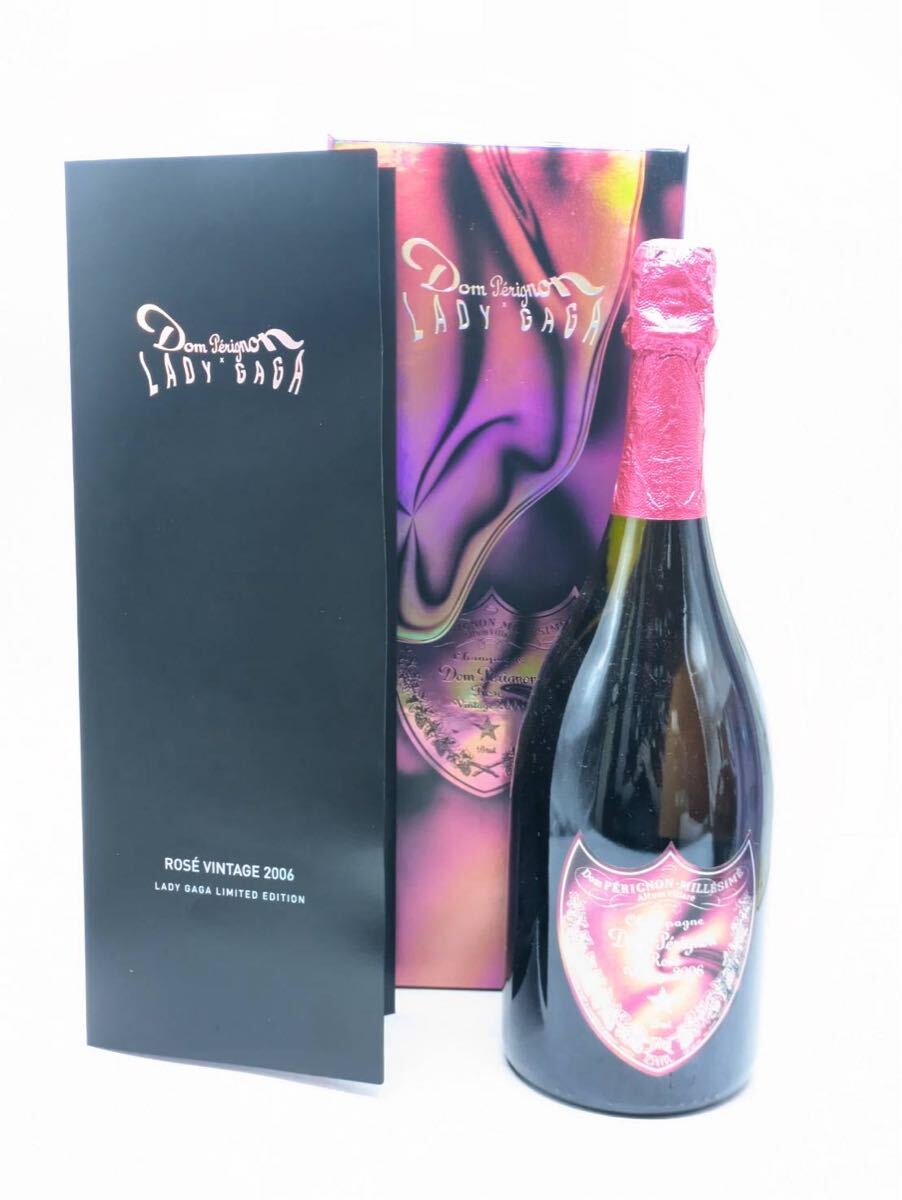 未開栓 ドンペリニヨン レディ ガガ エディション ロゼ ヴィンテージ 2006 ROSE VINTAGE 750ml 12.5度 LADY GAGA Dom Perignon 6-20-138K拍卖