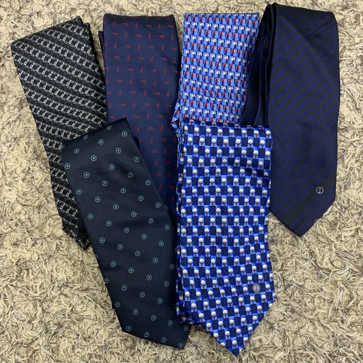 △【売り切り】dunhill/ダンヒル ネクタイ 6本まとめ売り!拍卖